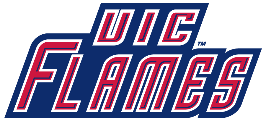 Illinois-Chicago Flames 1996-2010 Wordmark Logo diy DTF decal sticker